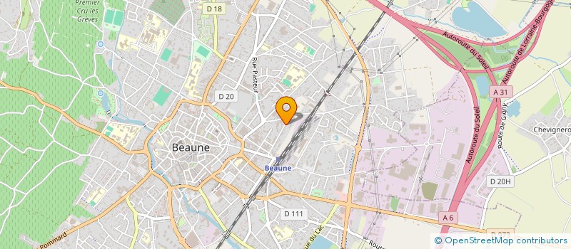 localisation de l'entreprise KEOLIS BEAUNE MOBILITES à BEAUNE