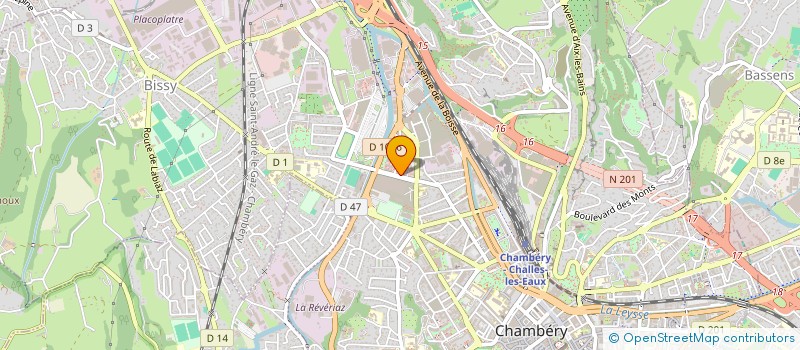 localisation de l'entreprise KEOLIS CHAMBERY  CHAMBERY