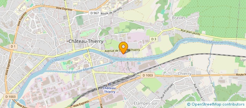 localisation de l'entreprise KEOLIS CHATEAU THIERRY  BRASLES