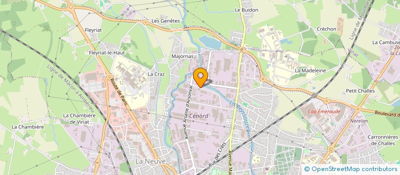 localisation de l'entreprise KEOLIS GRAND BASSIN DE BOURG-EN-BRESSE à BOURG-EN-BRESSE