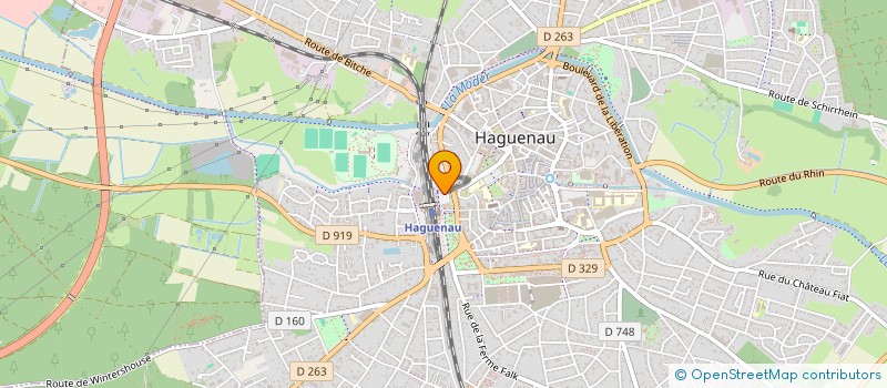 localisation de l'entreprise KEOLIS HAGUENAU  HAGUENAU