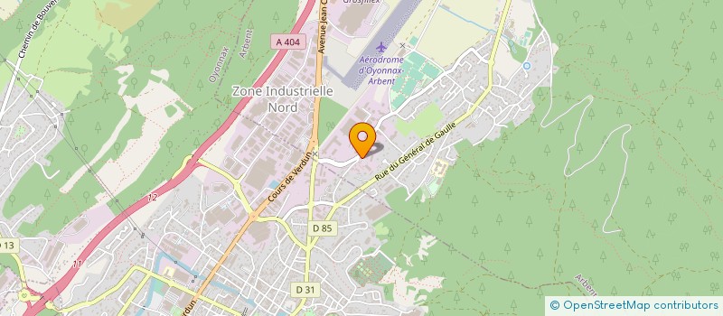 localisation de l'entreprise KEOLIS HAUT- BUGEY à ARBENT
