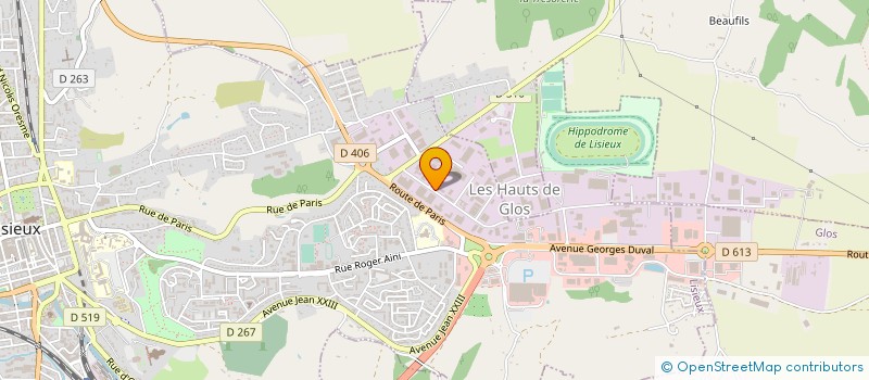 localisation de l'entreprise KEOLIS LISIEUX NORMANDIE  LISIEUX