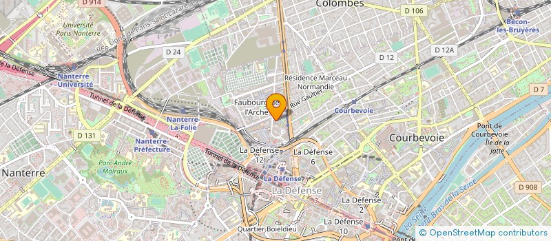 localisation de l'entreprise KEOLIS LORIENT à COURBEVOIE