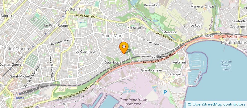 localisation de l'entreprise KEOLIS MARITIME BREST à BREST
