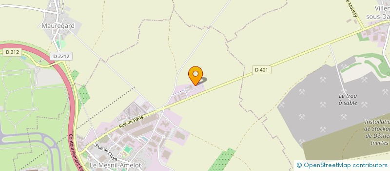 localisation de l'entreprise KEOLIS MOBILITE ROISSY  LE MESNIL-AMELOT