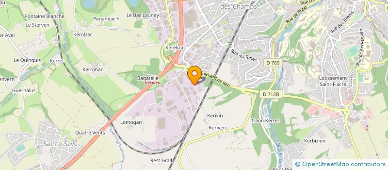 localisation de l'entreprise KEOLIS MORLAIX  SAINT-MARTIN-DES-CHAMPS