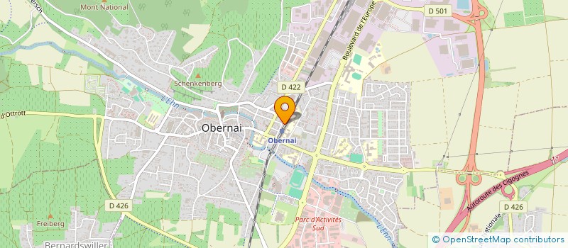 localisation de l'entreprise KEOLIS OBERNAI à OBERNAI