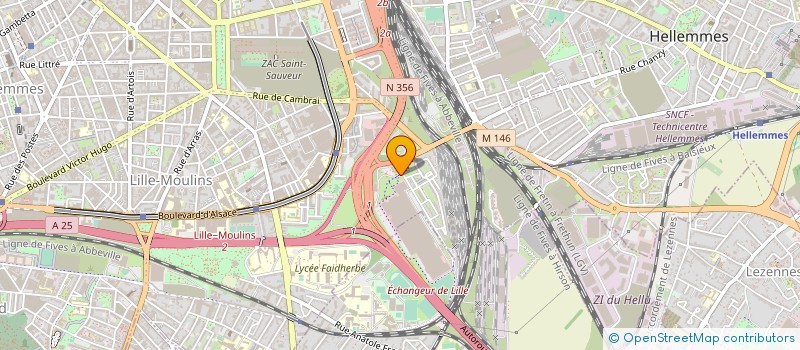 localisation de l'entreprise KEOLIS - OXYLANE GROUPEMENT D'INTERET ECONOMIQUE à LILLE