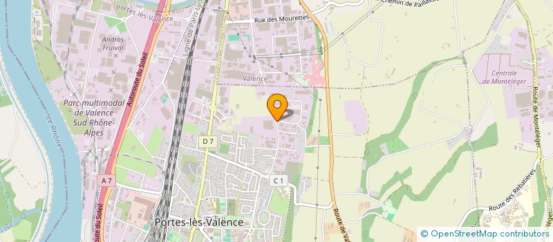 localisation de l'entreprise KEOLIS PORTES DU DAUPHINE  PORTES-LES-VALENCE
