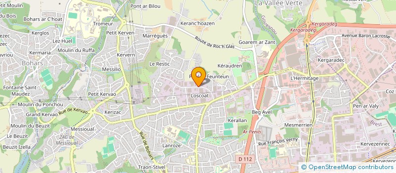 localisation de l'entreprise KEOLIS SANTE NORD FINISTERE à BREST