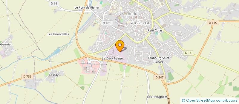 localisation de l'entreprise KEOLIS SANTE NOUVELLE AQUITAINE NORD  LOUDUN