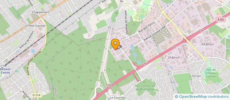 localisation de l'entreprise KEOLIS SANTE SUD GIRONDE à CANEJAN
