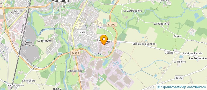 localisation de l'entreprise KEOLIS SANTE SUD LOIRE VENDEE à MONTAIGU-VENDEE
