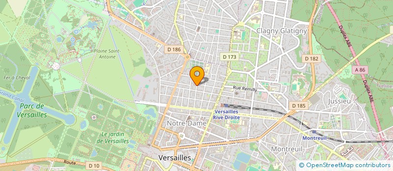 localisation de l'entreprise KEOLIS SANTE YVELINES  LE CHESNAY-ROCQUENCOURT