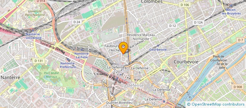 localisation de l'entreprise KEOLIS SOLUTIONS à COURBEVOIE