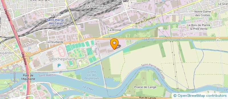 localisation de l'entreprise KEOLIS TOURAINE  SAINT-PIERRE-DES-CORPS