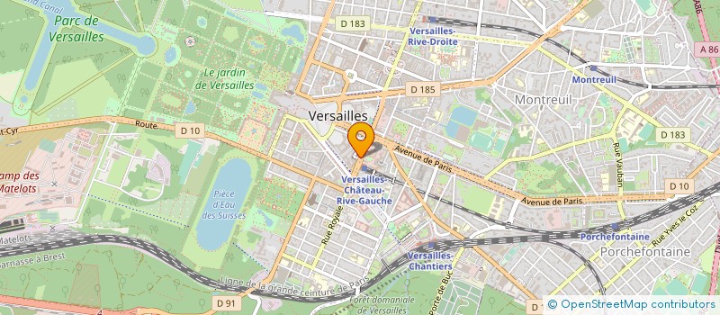 localisation de l'entreprise KEOLIS VELIZY à SAINT-DENIS