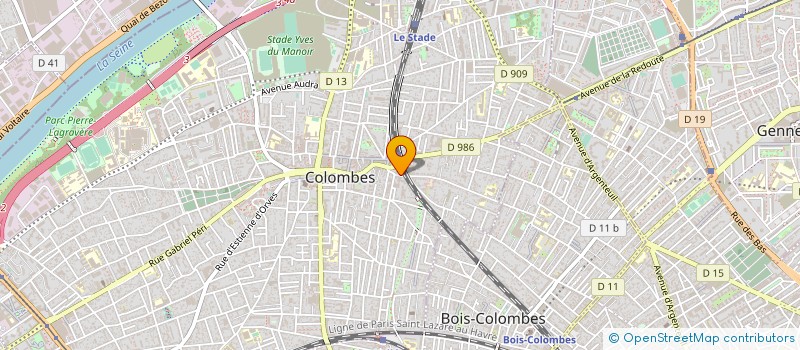 localisation de l'entreprise KEOLY à COLOMBES