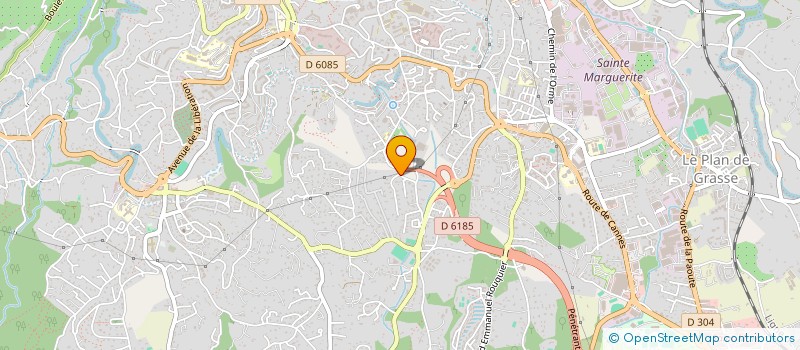 localisation de l'entreprise KEON  GRASSE