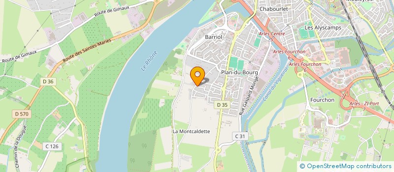 localisation de l'entreprise KEON TAEKWONDO CLUB à ARLES