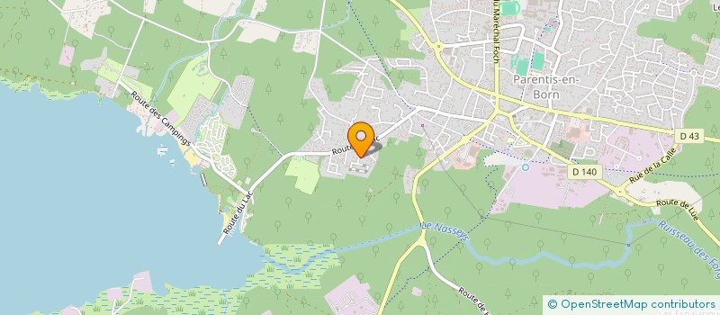 localisation de l'entreprise KEONIE  PARENTIS-EN-BORN