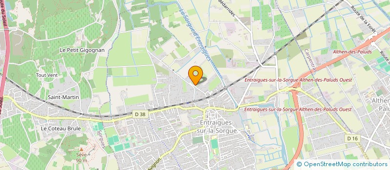 localisation de l'entreprise KEOP S  ENTRAIGUES-SUR-LA-SORGUE