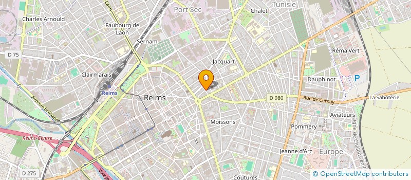 localisation de l'entreprise KEOPS 02  REIMS