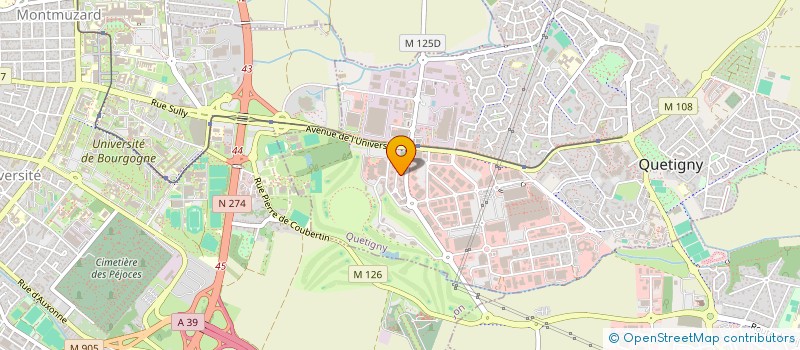 localisation de l'entreprise KEOPS à QUETIGNY