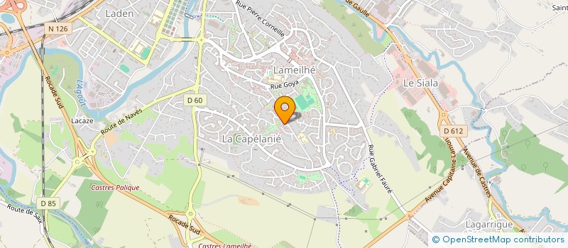 localisation de l'entreprise KEOPS AMENAGEMENT à CASTRES