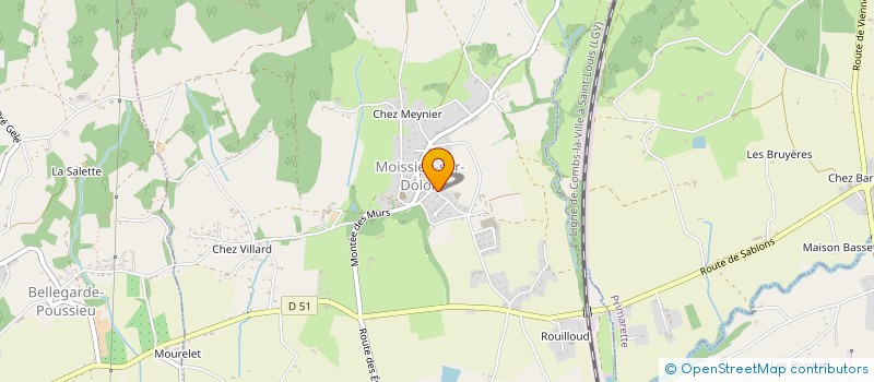 localisation de l'entreprise KEOPS BATIMENTS  MOISSIEU-SUR-DOLON