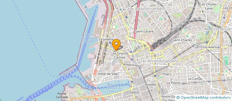 localisation de l'entreprise KEOPS VOYAGES à MARSEILLE