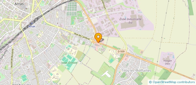 localisation de l'entreprise KEOS ARRAS BY AUTOSPHERE à ARRAS