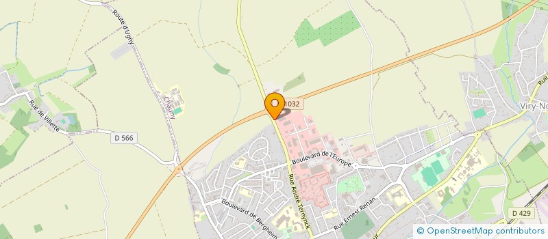 localisation de l'entreprise KEOS CHAUNY BY AUTOSPHERE  CHAUNY