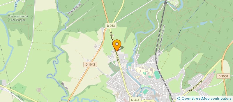 localisation de l'entreprise KEOS HIRSON BY AUTOSPHERE à HIRSON