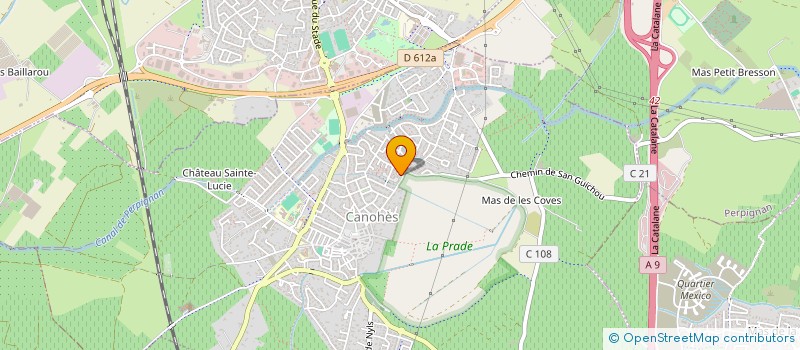 localisation de l'entreprise KEOS INVEST à CANOHES