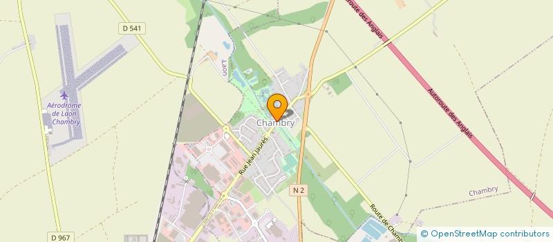 localisation de l'entreprise KEOS LAON BY AUTOSPHERE à CHAMBRY
