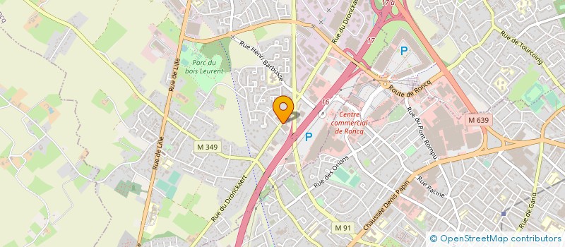 localisation de l'entreprise KEOS RONCQ BY AUTOSPHERE à RONCQ