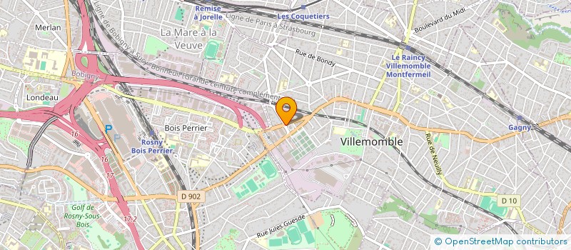 localisation de l'entreprise KEOS VILLEMOMBLE BY AUTOSPHERE à VILLEMOMBLE