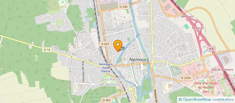 localisation de l'entreprise KEOTRANS à NEMOURS