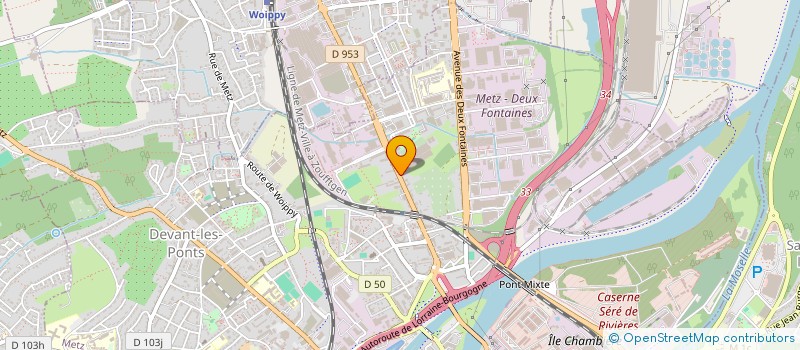 localisation de l'entreprise KEOTS  METZ