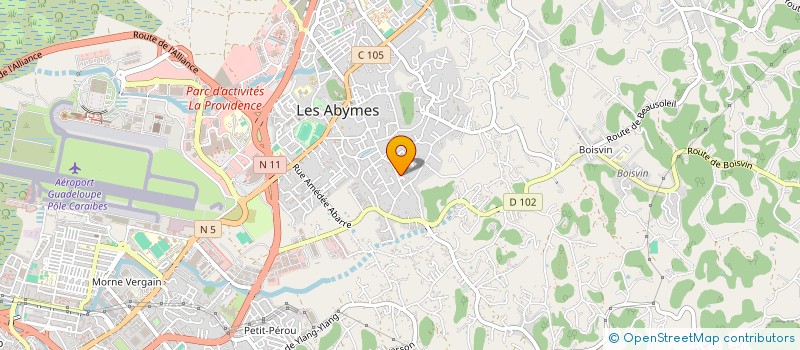 localisation de l'entreprise KEOZ ARTWORK à LES ABYMES