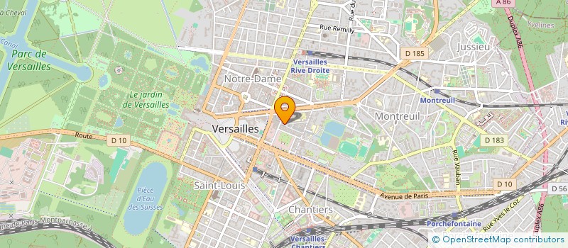 localisation de l'entreprise KEP à VERSAILLES