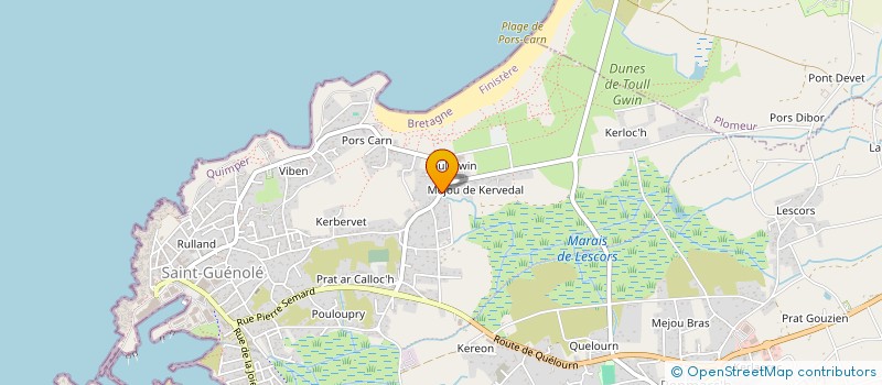 localisation de l'entreprise KEP  PENMARCH