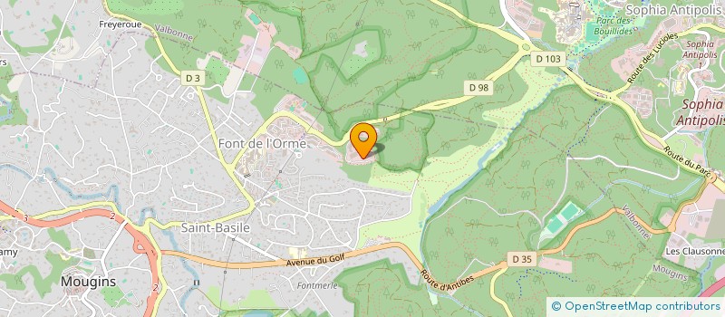 localisation de l'entreprise KEP INGENIERIE  MOUGINS