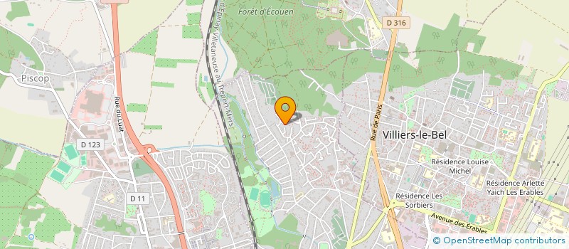 localisation de l'entreprise KEP LBD  SARCELLES