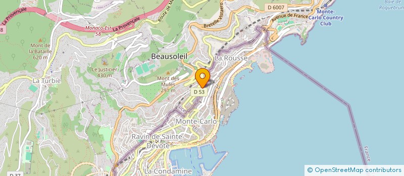 localisation de l'entreprise KEPHAS BATIMENTS LES PORTUGAIS DE BEAUSOLEIL à BEAUSOLEIL