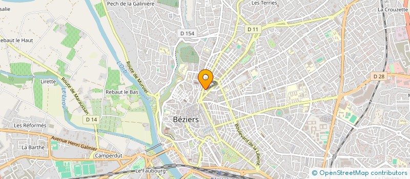 localisation de l'entreprise KEPHREN  BEZIERS