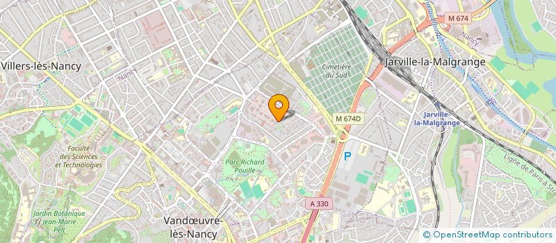 localisation de l'entreprise KEPOS à VANDŒUVRE-LES-NANCY