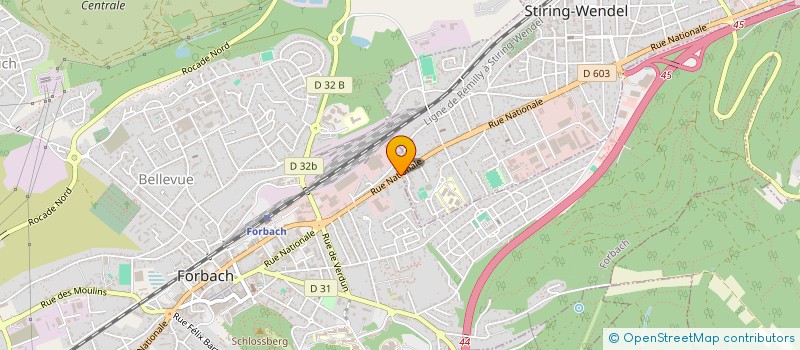 localisation de l'entreprise KEPPEL SANI CARREAUX  FORBACH